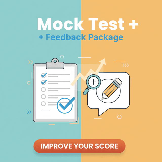 Mock Test + Feedback Package